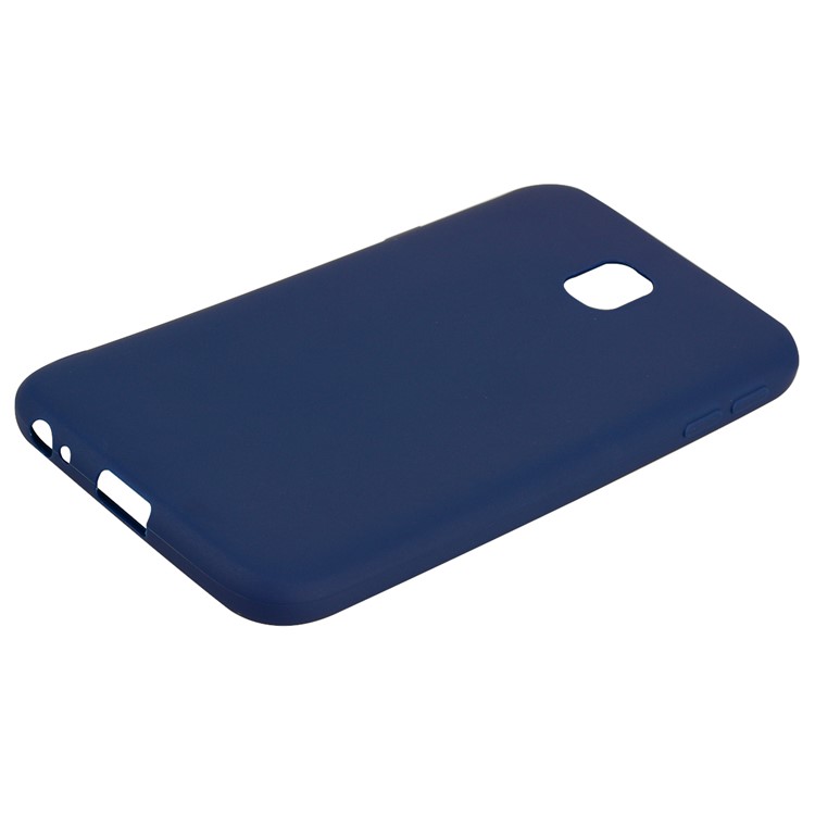 Matte Anti-rayures TPU Boîtier Arrière Pour Samsung Samsung Galaxy J3 (2017) Version De L'UE - Bleu Foncé-3