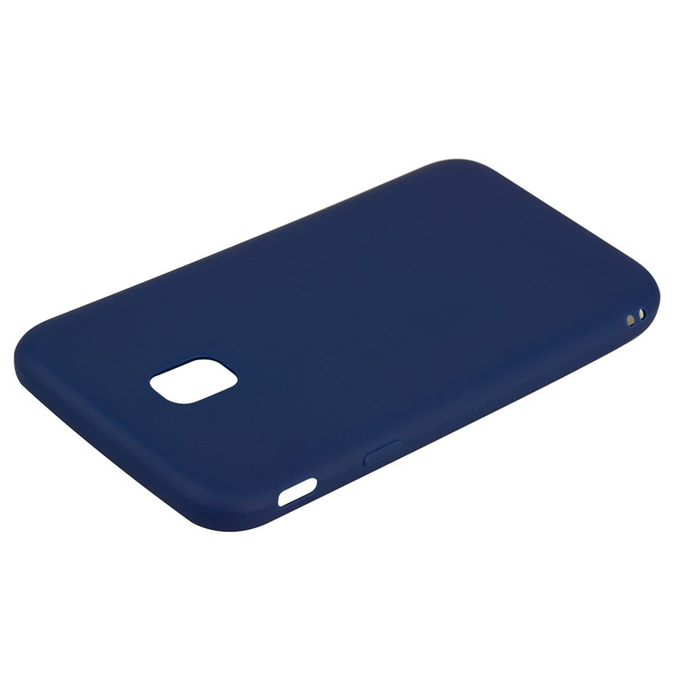 Matte Anti-rayures TPU Boîtier Arrière Pour Samsung Samsung Galaxy J3 (2017) Version De L'UE - Bleu Foncé-4