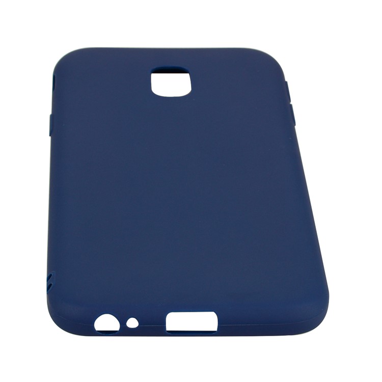 Matte Anti-rayures TPU Boîtier Arrière Pour Samsung Samsung Galaxy J3 (2017) Version De L'UE - Bleu Foncé-6