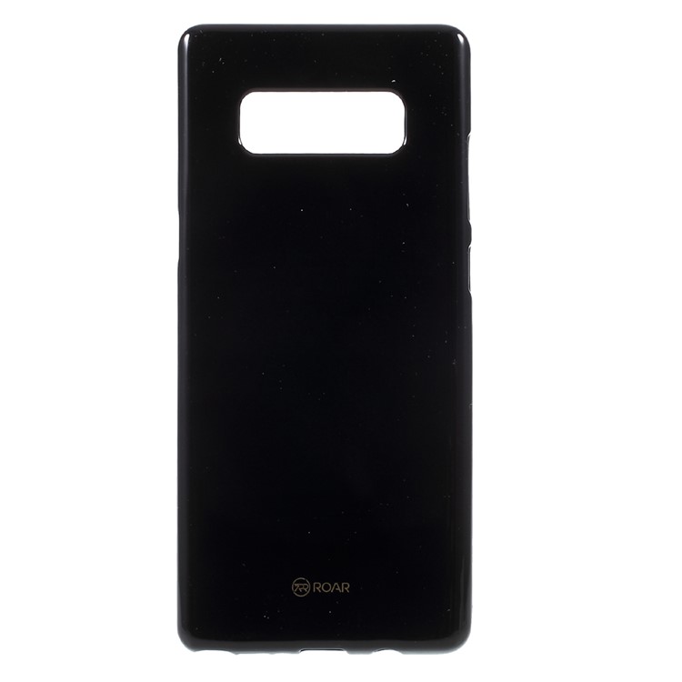 

ROAR KOREA LA-LA Glaze Soft TPU Cell Phone Case for Samsung Galaxy Note 8 - Black