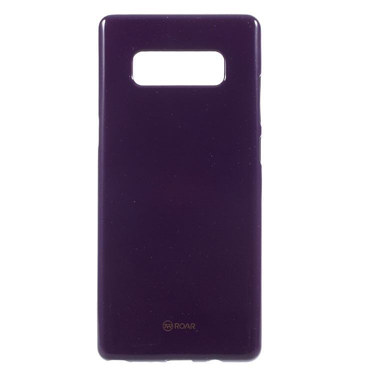 

ROAR KOREA LA-LA Glaze Soft TPU Cell Phone Accessory Cover for Samsung Galaxy Note 8 - Dark Purple