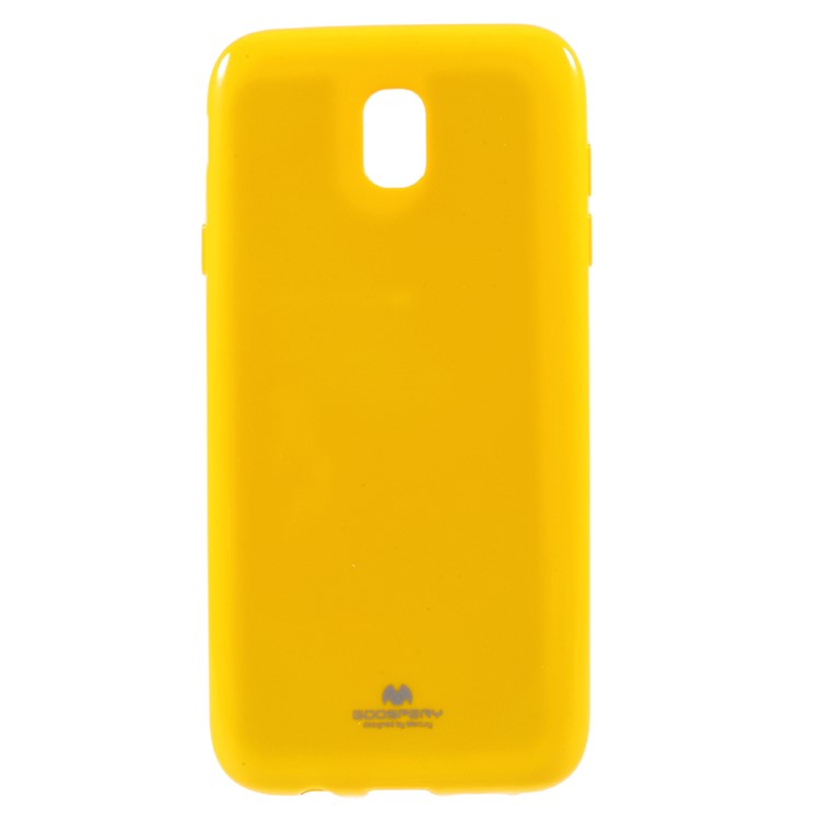 

MERCURY GOOSPERY Jelly Glitter Powder Soft TPU Back Case for Samsung Galaxy J7 (2017) EU Version - Yellow