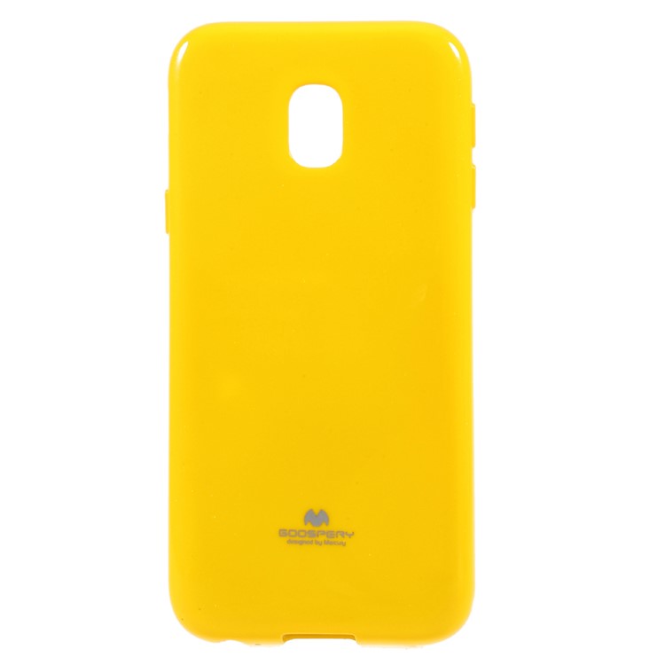 

For Samsung Galaxy J3 (2017) EU Version MERCURY GOOSPERY Glittery Powder TPU Accessory Shell - Yellow