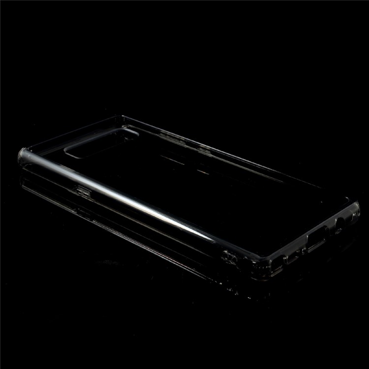Scratch-proof PC + Anti-yellowing Bayer 3695 TPU Hybrid Case for Samsung Galaxy Note 8 - Grey-3