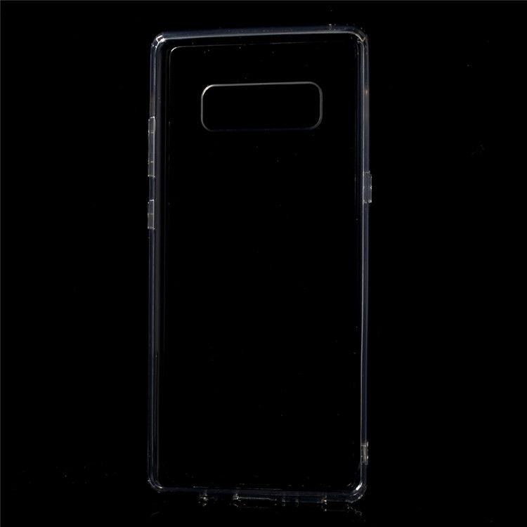 Scratch-proof PC + Anti-yellowing Bayer 3695 TPU Hybrid Case for Samsung Galaxy Note 8 - Grey-4