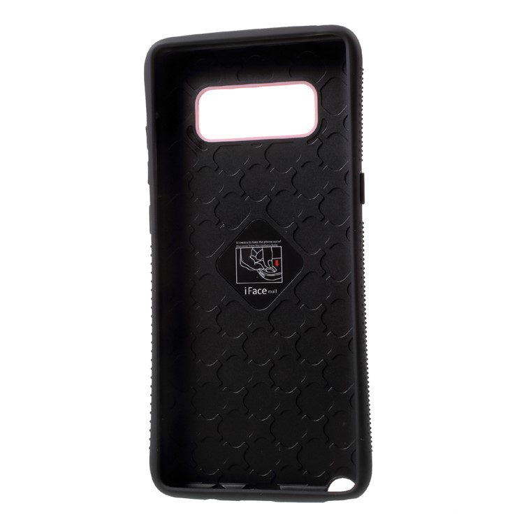 IFACE MALL PC + TPU Hybrid Case for Samsung Galaxy Note 8 - Red-3