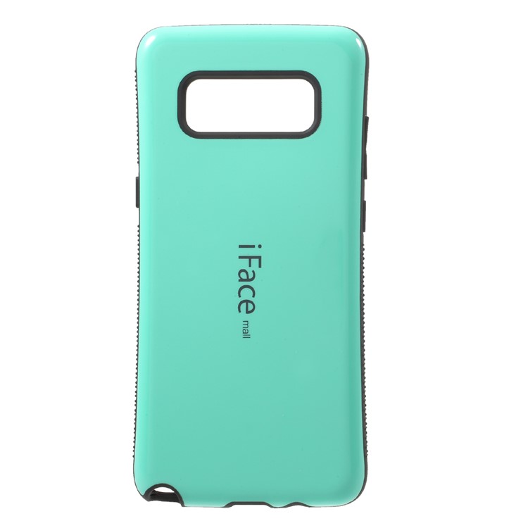 

IFACE MALL PC + TPU Protection Cell Phone Case for Samsung Galaxy Note 8 - Cyan