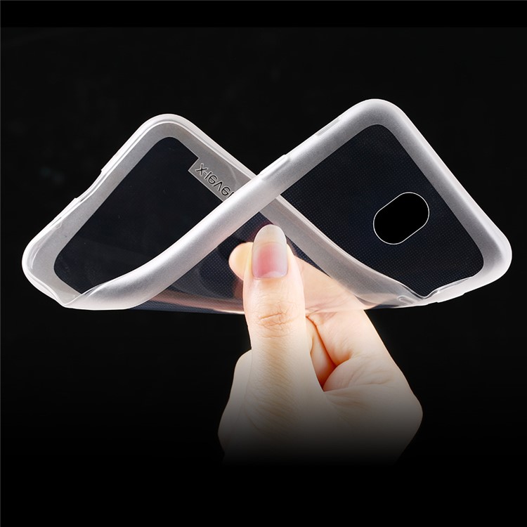 X-LEVEL Anti-slip Clear TPU Case for Samsung Galaxy J7 (2017) EU Version - Transparent-4