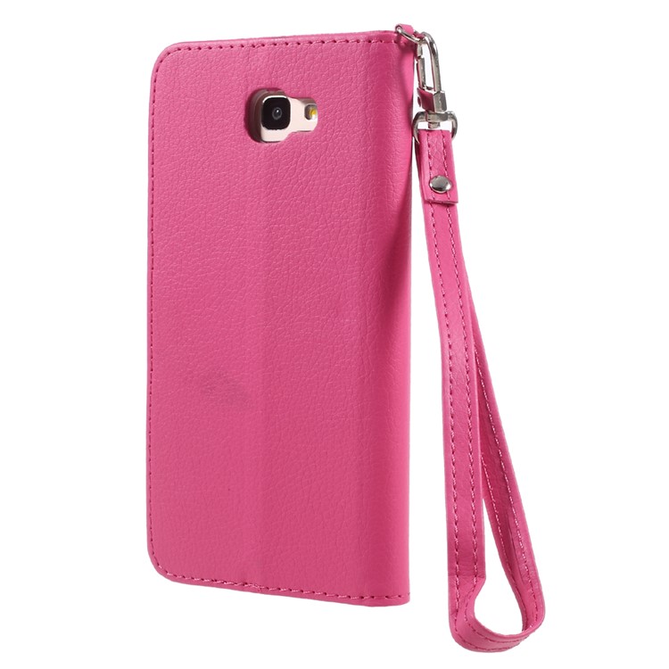 ROAR KOREA Daily In Wallet Stand Leather Phone Case for Samsung Galaxy J7 Prime - Rose-2