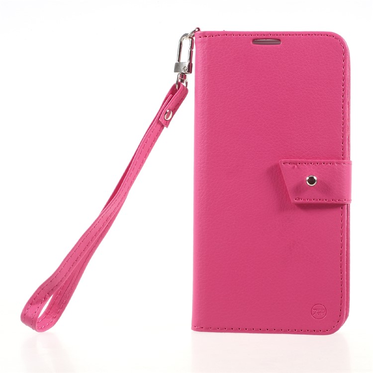 ROAR KOREA Daily In Wallet Stand Leather Phone Case for Samsung Galaxy J7 Prime - Rose-3