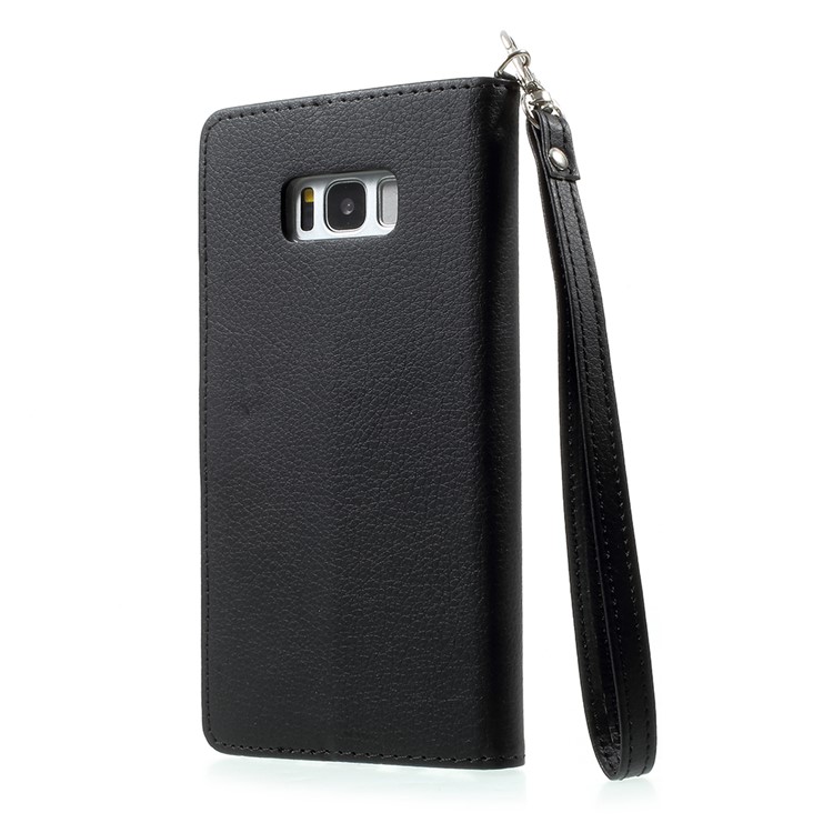 ROAR KOREA Daily In Wallet Stand Leather Flip Case for Samsung Galaxy S8 Plus G955 - Black-3