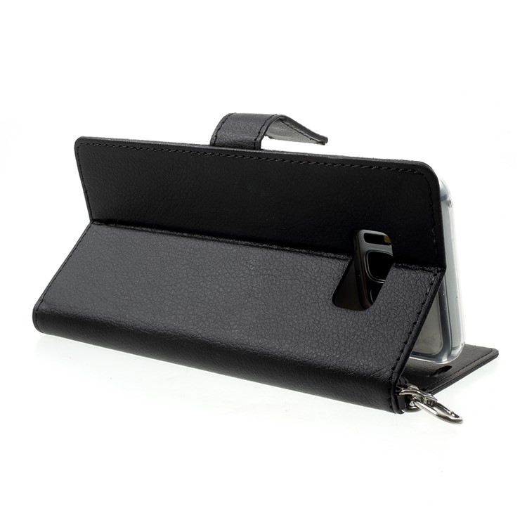ROAR KOREA Daily In Wallet Stand Leather Flip Case for Samsung Galaxy S8 Plus G955 - Black-5