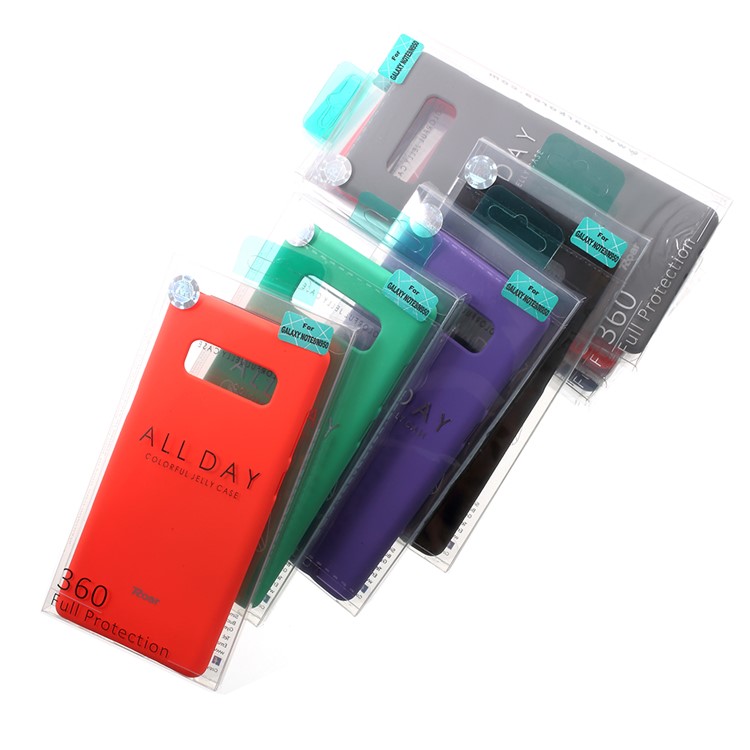 ROAR KOREA All Day Jelly Soft TPU Skin Case for Samsung Galaxy Note 8 - Black-7