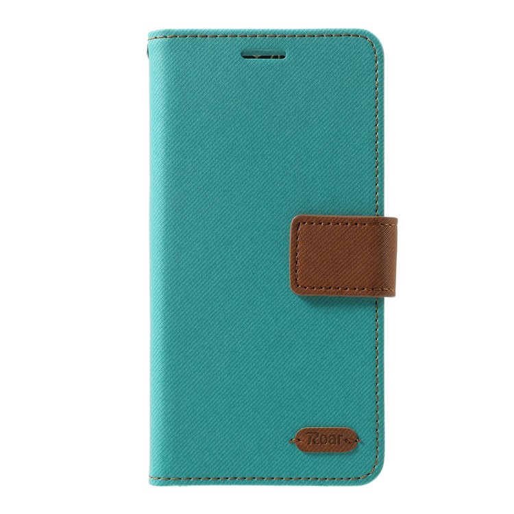 ROAR Twill Grain Stand Wallet Leather Cover for Samsung Galaxy J5 (2017) EU Version - Green-1
