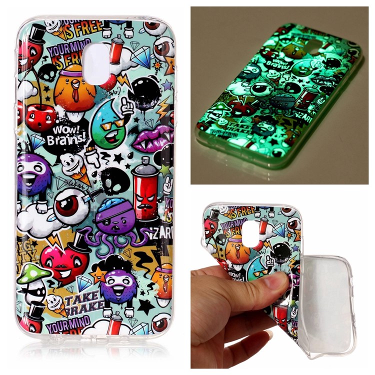 

IMD Noctilucent TPU Gel Cover for Samsung Galaxy J5 (2017) J530 EU Version - Sundry Patterns