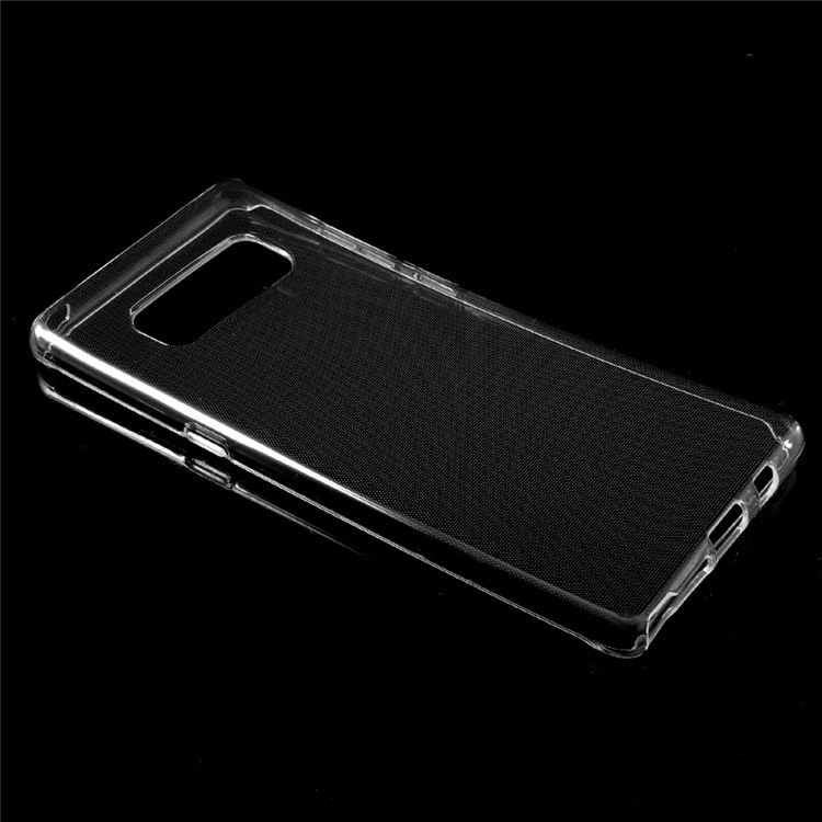 For Samsung Galaxy Note 8 N950 Clear TPU Case Cover with Non-slip Inner - Transparent-2