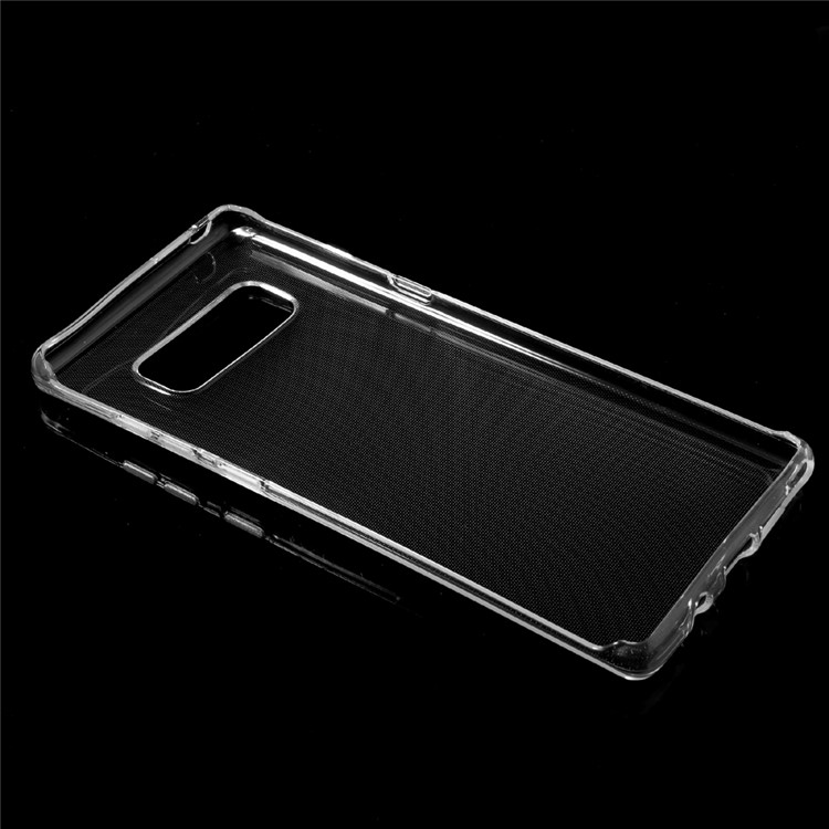 For Samsung Galaxy Note 8 N950 Clear TPU Case Cover with Non-slip Inner - Transparent-3