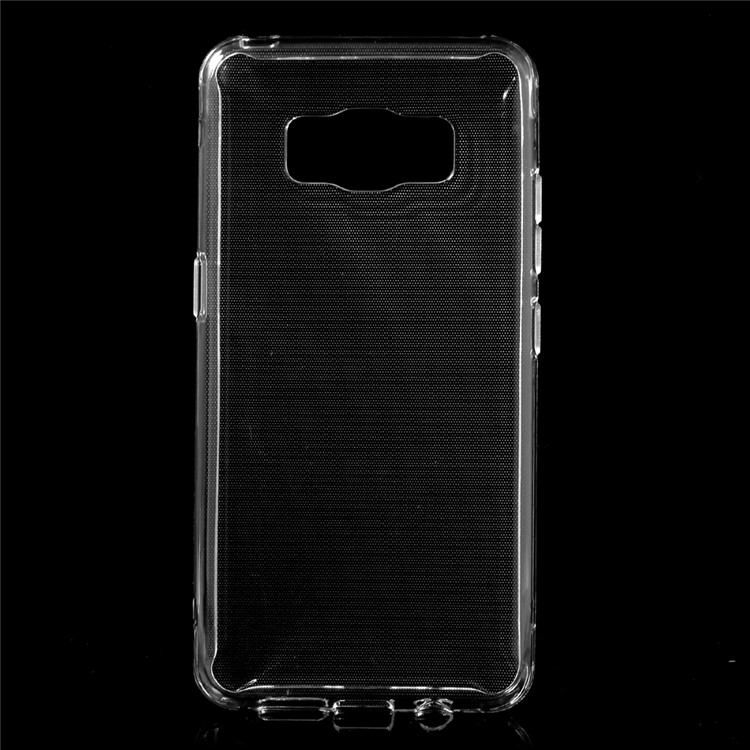 For Samsung Galaxy S8 Active Clear Soft TPU Case with Non-slip Inner - Transparent-1