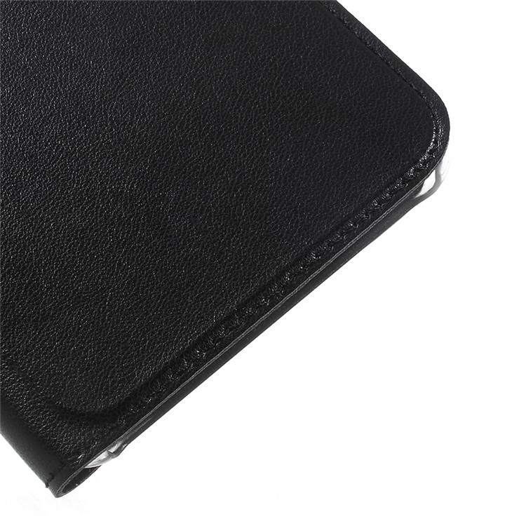 View Window Leather Cellphone Cover for Samsung Galaxy J7 Max - Black-6