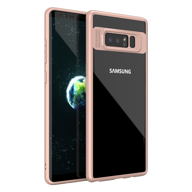 

IPAKY Для Samsung Galaxy Note 8 ТПУ Фрейм + Прозрачный Акриловый Комбинированный Телефон - Розовое Золото, Galaxy Note 8