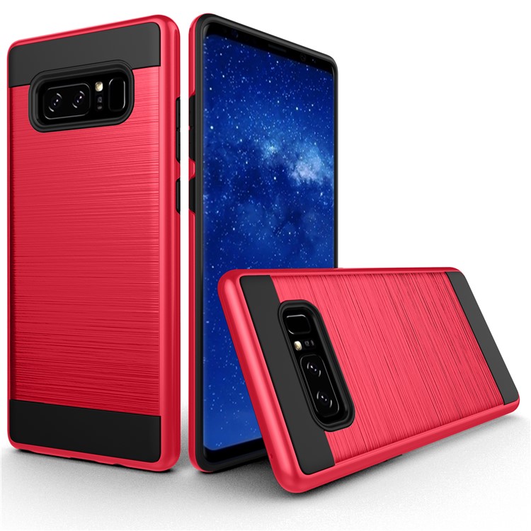 

2-в-1 Отсекаемый Корпус PC + TPU Для Галактики Samsung 8 - Красный, Galaxy Note 8