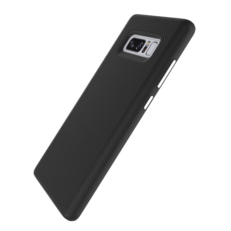 For Samsung Galaxy Note 8 Rigid Texture PC TPU Hybrid Double Protection Case - Black-8