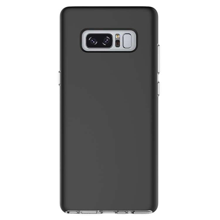 Double Protection Rubberized PC + Clear TPU Mobile Case for Samsung Galaxy Note 8 - Black-5