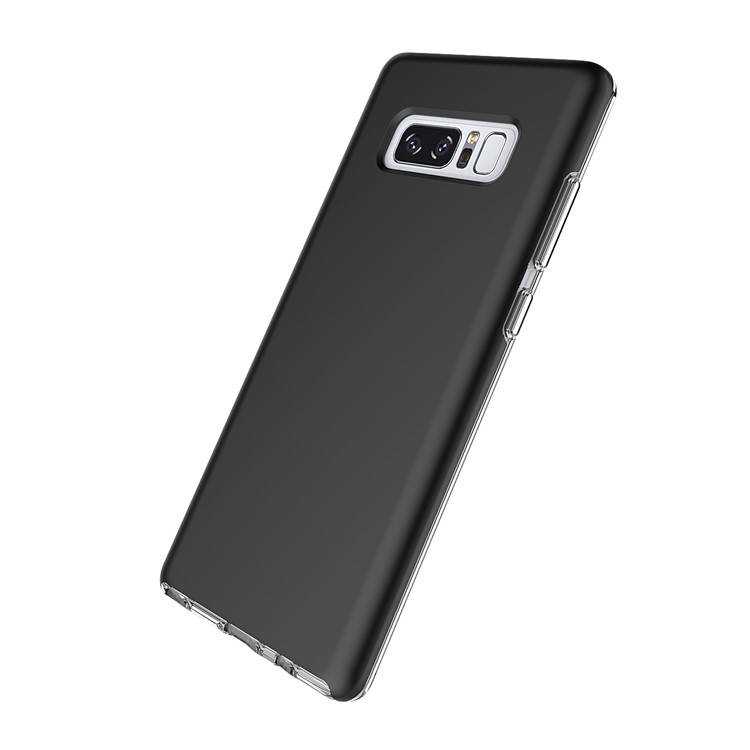Double Protection Rubberized PC + Clear TPU Mobile Case for Samsung Galaxy Note 8 - Black-8