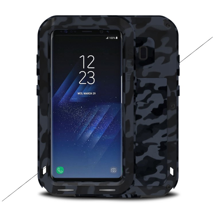 LOVE MEI Camo Series Camouflage Protection Case for Samsung Galaxy S8 Plus G955 Shockproof Dirt-proof Drop-proof - City-1