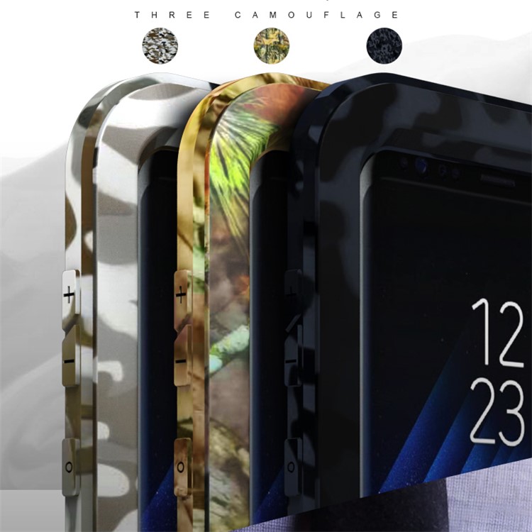 LOVE MEI Camo Series Camouflage Protection Case for Samsung Galaxy S8 Plus G955 Shockproof Dirt-proof Drop-proof - City-5