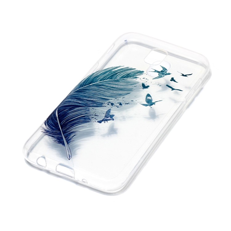 IMD Pattern TPU Protection Casing for Samsung Galaxy J5 (2017) EU Version - Feather Birds-3