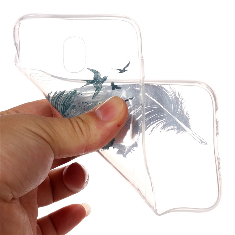 IMD Pattern TPU Protection Casing for Samsung Galaxy J5 (2017) EU Version - Feather Birds-5