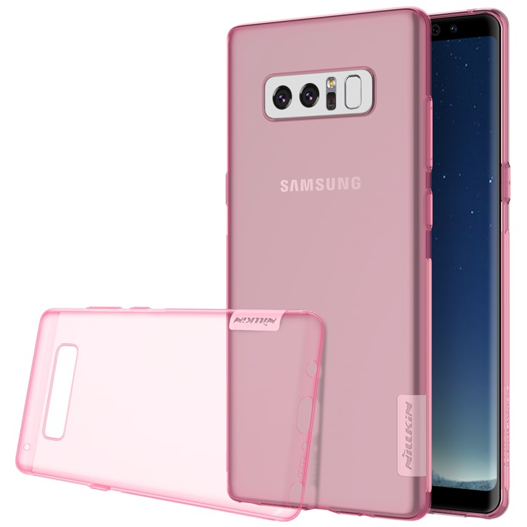 

NILLKIN 0.6mm Nature Soft TPU Phone Cover for Samsung Galaxy Note 8 - Pink