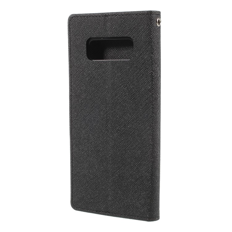 MERCURY GOOSPERY Fancy Diary PU Leather Case for Samsung Galaxy Note 8 - Black-2