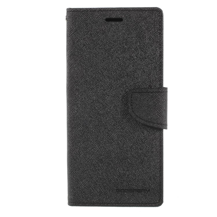 MERCURY GOOSPERY Fancy Diary PU Leather Case for Samsung Galaxy Note 8 - Black-3