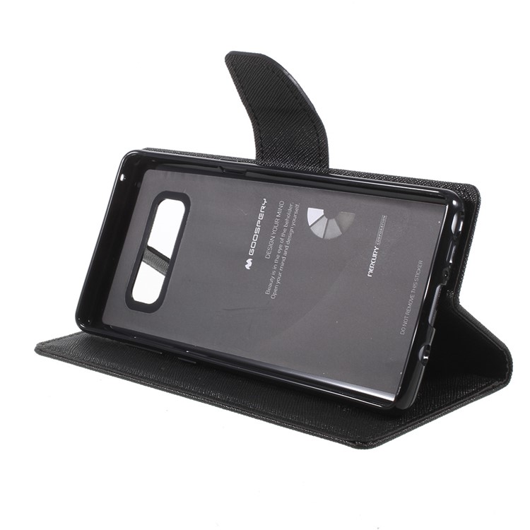 MERCURY GOOSPERY Fancy Diary PU Leather Case for Samsung Galaxy Note 8 - Black-4