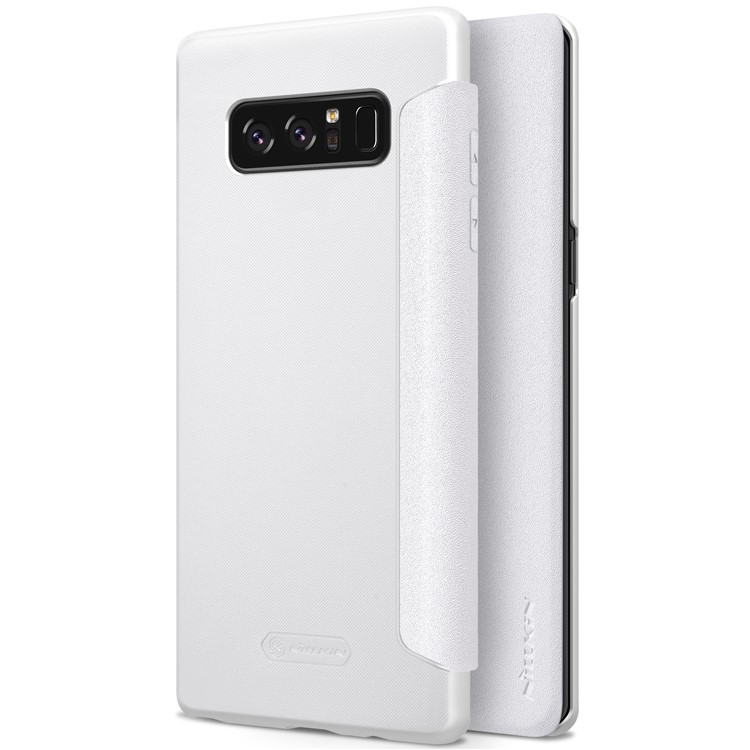 

NILLKIN Sparkle Series Flip Leather Cover Case for Samsung Galaxy Note 8 - White