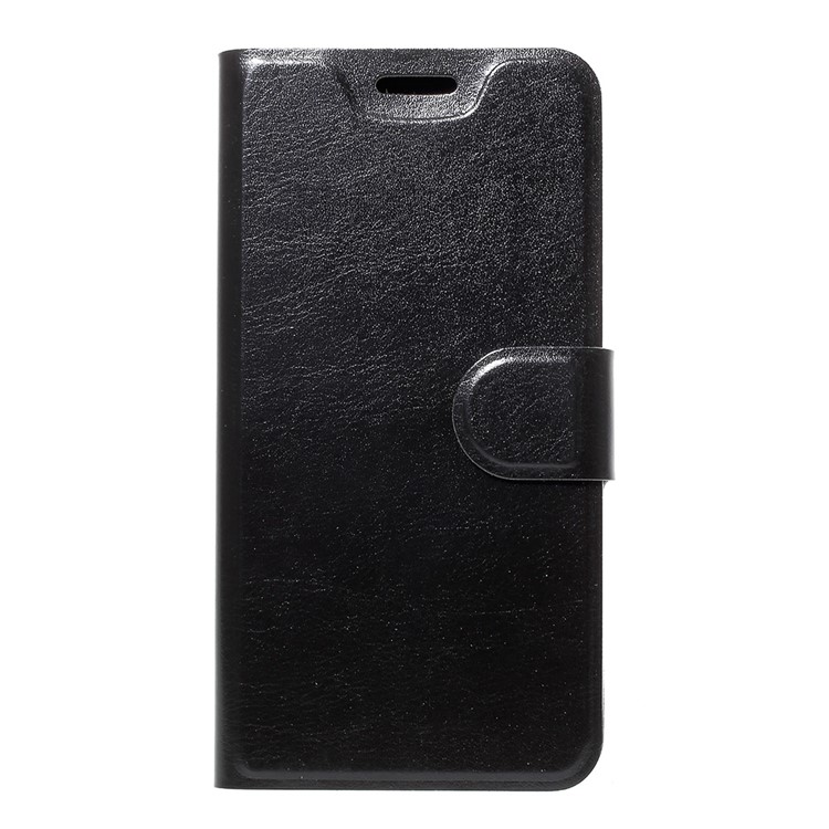 Crazy Horse Leather Stand Case for Samsung Galaxy J3 2017 EU Version - Black-2