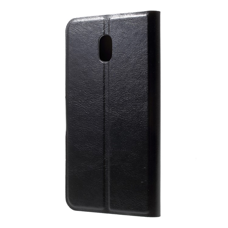Crazy Horse Leather Stand Case for Samsung Galaxy J3 2017 EU Version - Black-3