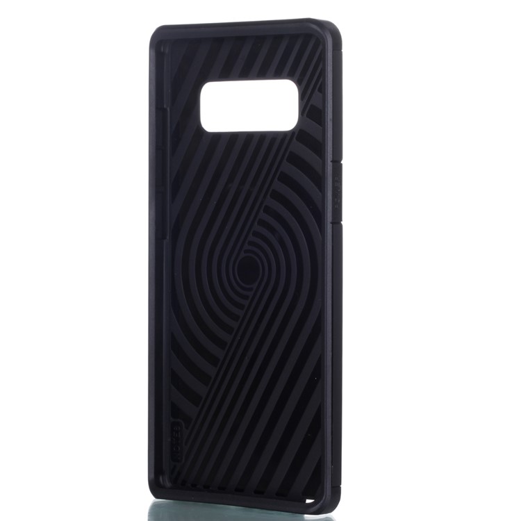 Armor PC + TPU Hybrid Phone Case for Samsung Galaxy Note 8 - Black-3