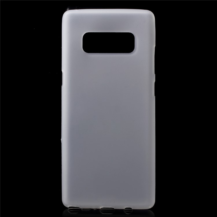 

For Samsung Galaxy Note 8 N950 Anti-fingerprint TPU Flexible Mobile Shell - White