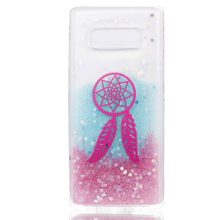 Super Thin Glittery Sequins Soft TPU Cover Shell for Samsung Galaxy Note 8 - Dream Catcher-1