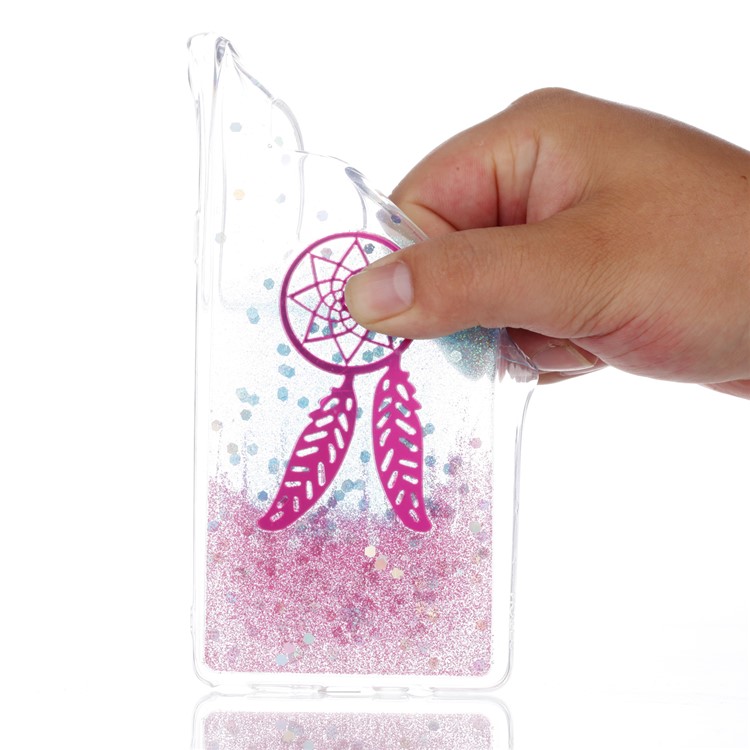 Super Thin Glittery Sequins Soft TPU Cover Shell for Samsung Galaxy Note 8 - Dream Catcher-2