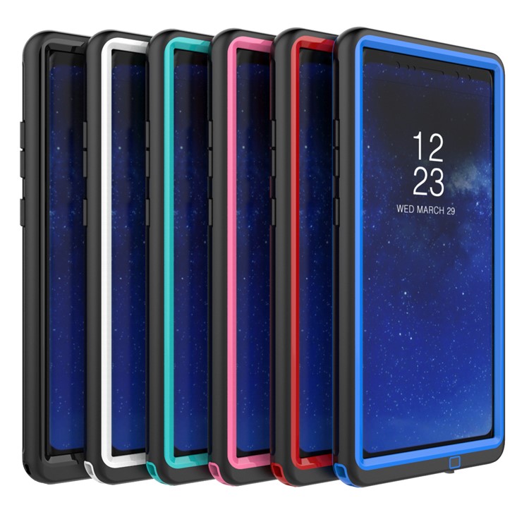 10M 24H IP68 Underwater Waterproof Case for Samsung Galaxy Note 8 Dirt/Dust/Snow Proof Cover - Black-10