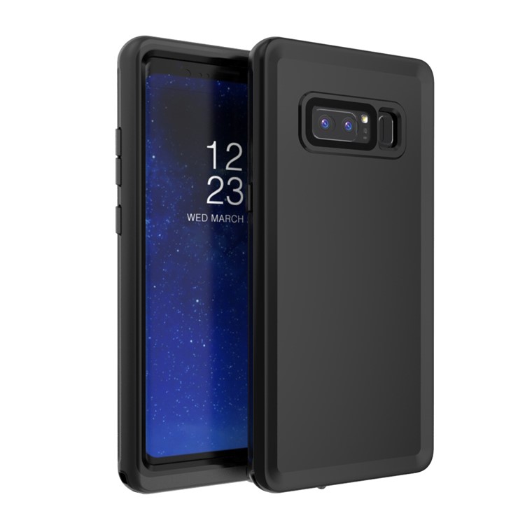 10M 24H IP68 Underwater Waterproof Case for Samsung Galaxy Note 8 Dirt/Dust/Snow Proof Cover - Black-5