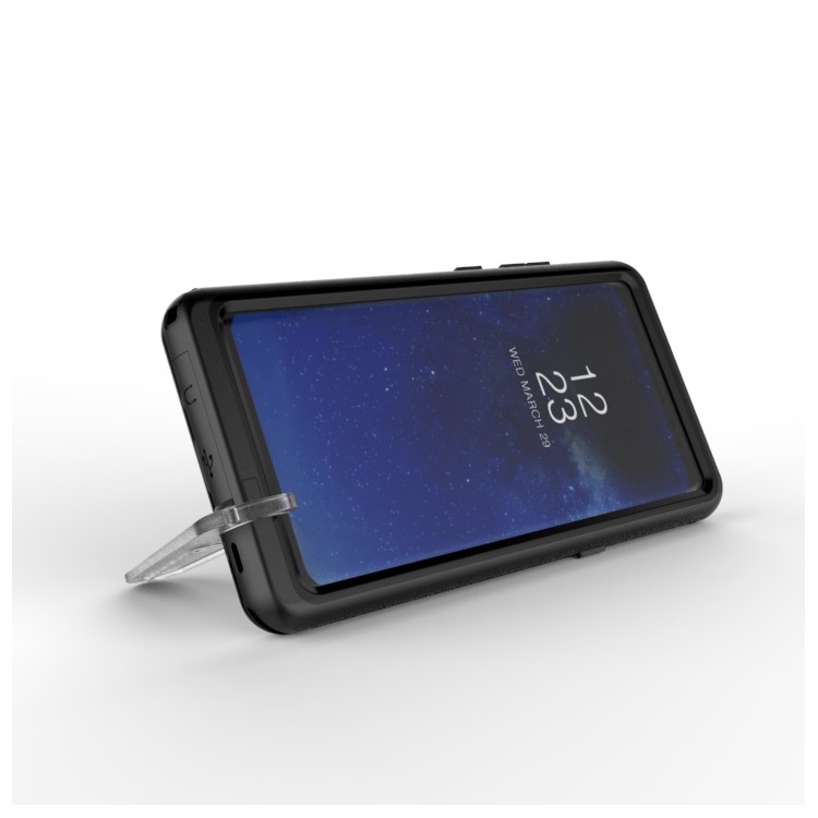10M 24H IP68 Underwater Waterproof Case for Samsung Galaxy Note 8 Dirt/Dust/Snow Proof Cover - Black-7