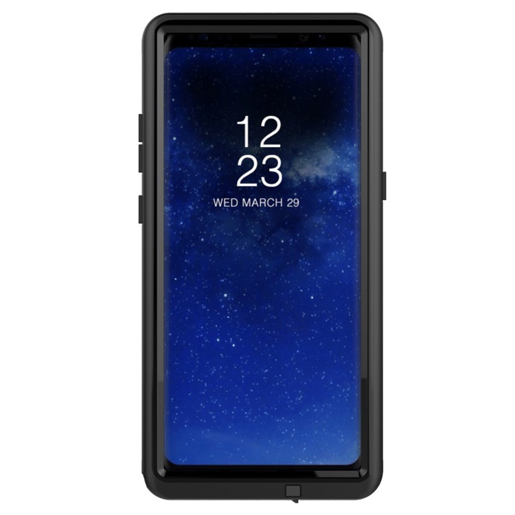 10M 24H IP68 Underwater Waterproof Case for Samsung Galaxy Note 8 Dirt/Dust/Snow Proof Cover - Black-9
