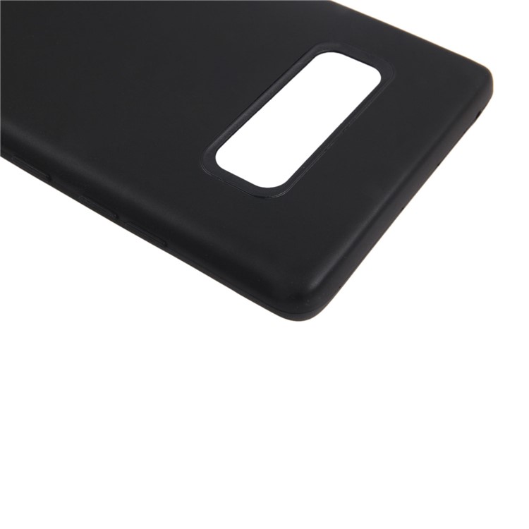 Pure Color Soft TPU Matte Back Phone Case for Samsung Galaxy Note 8 - Black-3