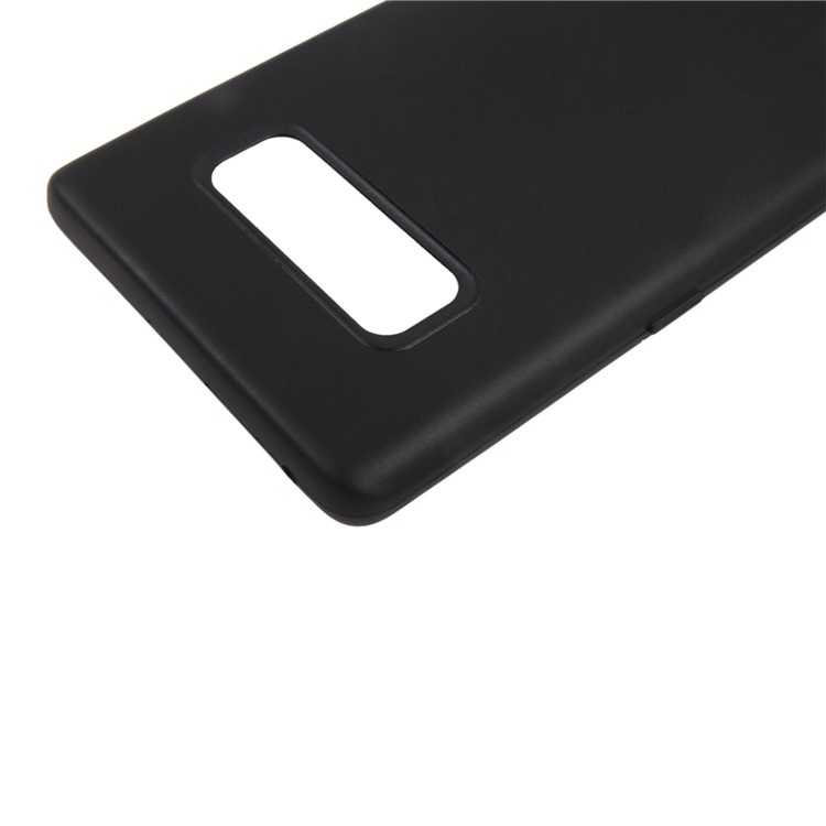 Pure Color Soft TPU Matte Back Phone Case for Samsung Galaxy Note 8 - Black-4