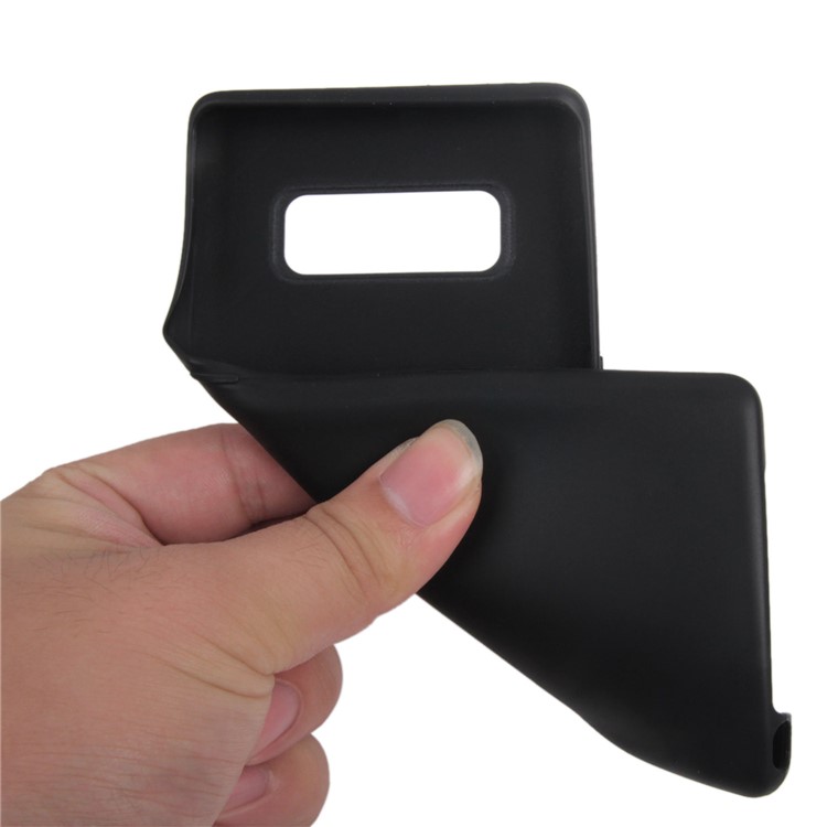 Pure Color Soft TPU Matte Back Phone Case for Samsung Galaxy Note 8 - Black-6